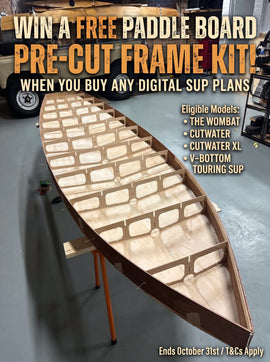 Build It For Free: Win a Complete Pre-Cut Marine Ply SUP Frame Kit