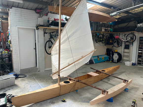 Introducing the Avoca OC1 plywood canoe: The Outrigger I Always Wanted